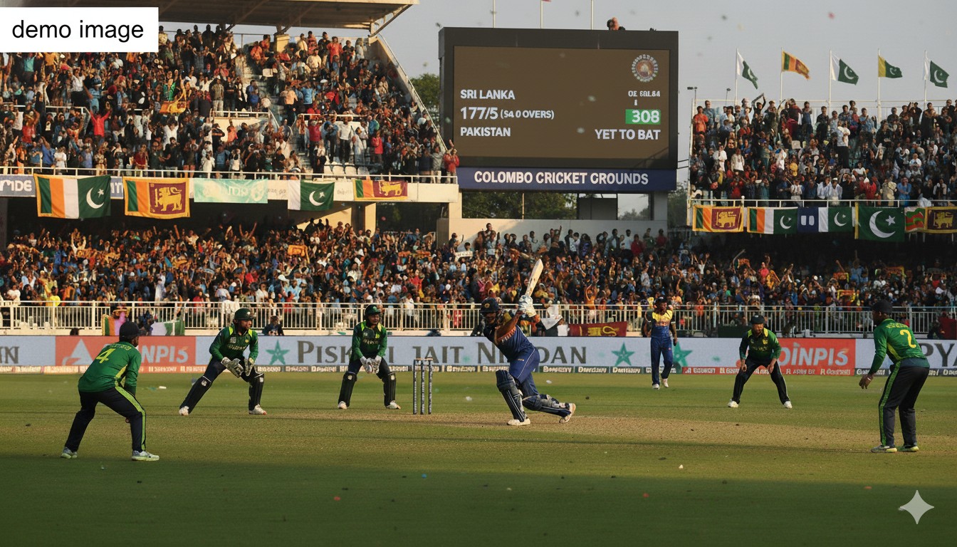 pak vs sri ai generated image