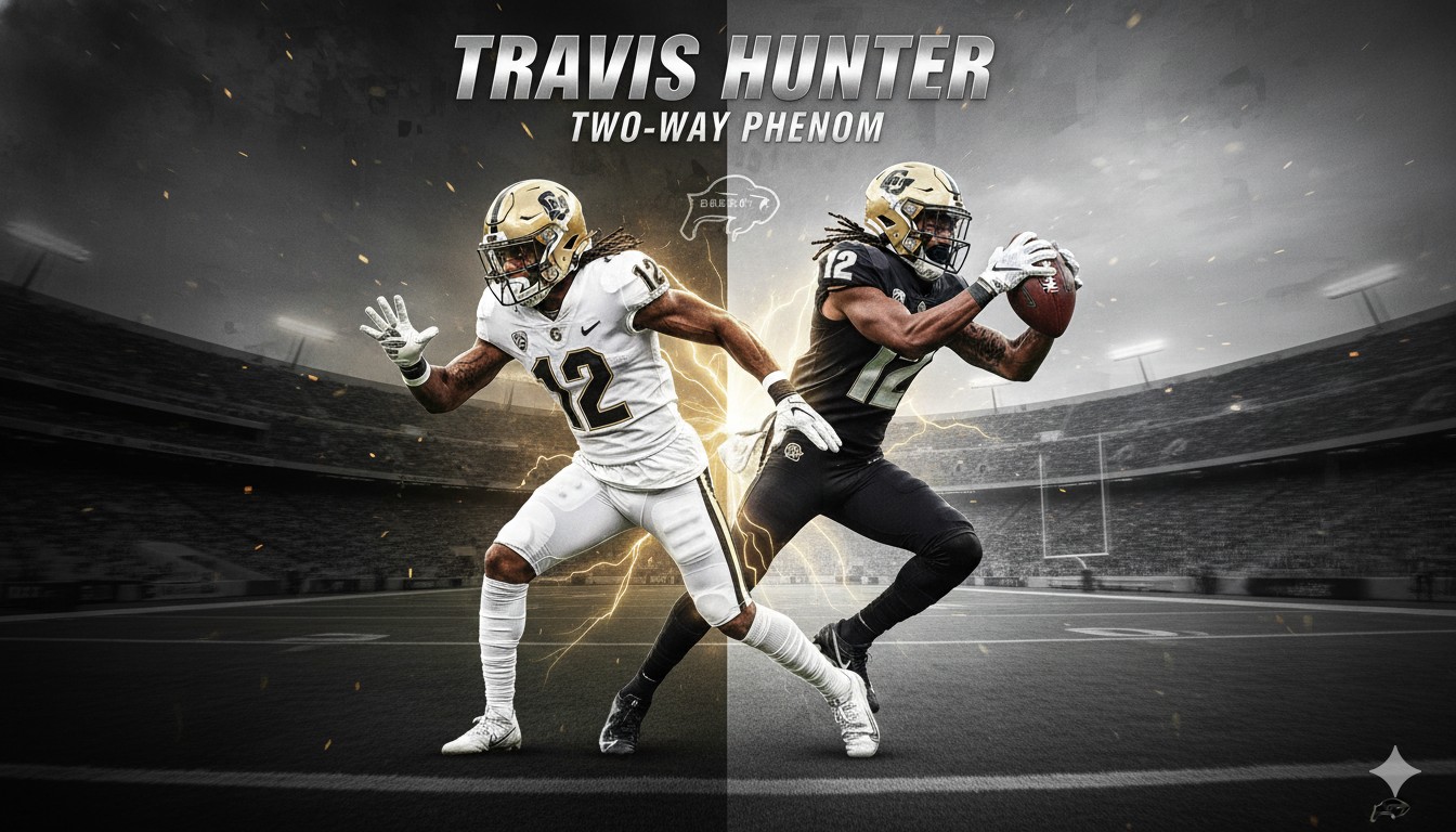 AL generated image of Travis Hunter